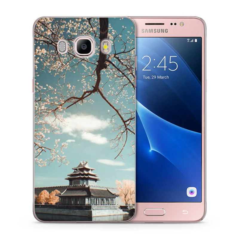 Чехлы для мобильных телефонов из мягкого ТПУ с цветочным рисунком Samsung Galaxy J1 J3 J5 J7