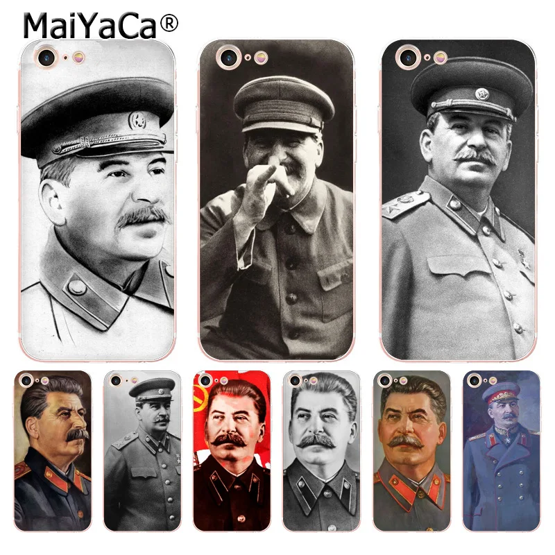 MaiYaCa Сталин советский Мягкий ТПУ чехол для телефона iPhone 8 7 6 6S Plus X 5 5S SE 11pro