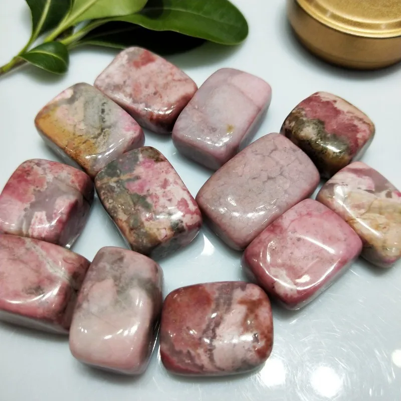 7 шт. натуральный розово красный Родохрозит искусственный кристалл кварц