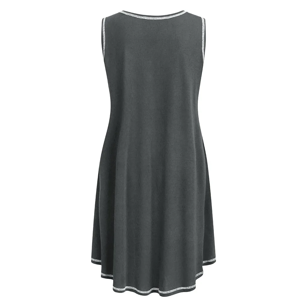 2019 Women's Maternity Sleeveless Casual Button Up Nursing Baby Nightgown Solid Color Breastfeeding Sleepwear Dress for Pregnant | Мать и