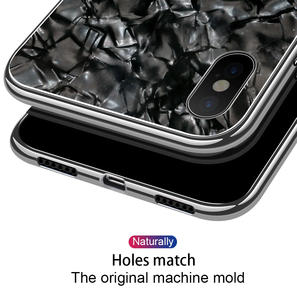 Роскошный Магнитный чехол-книжка для iPhone XS Max XR X 6 7 8 Plus, чехол из закаленного стекла