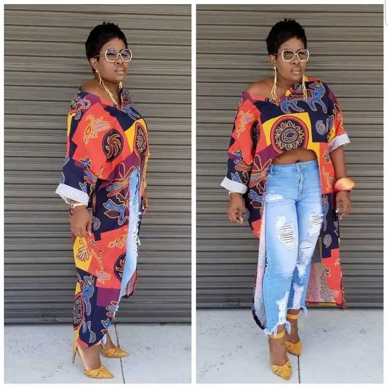 Повседневная модная летняя футболка с v-образным вырезом и асимметричным подолом