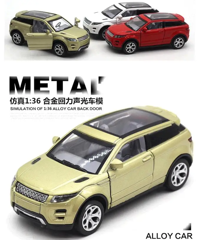 1:36 модели автомобилей из сплава моделирование Авроры внедорожника