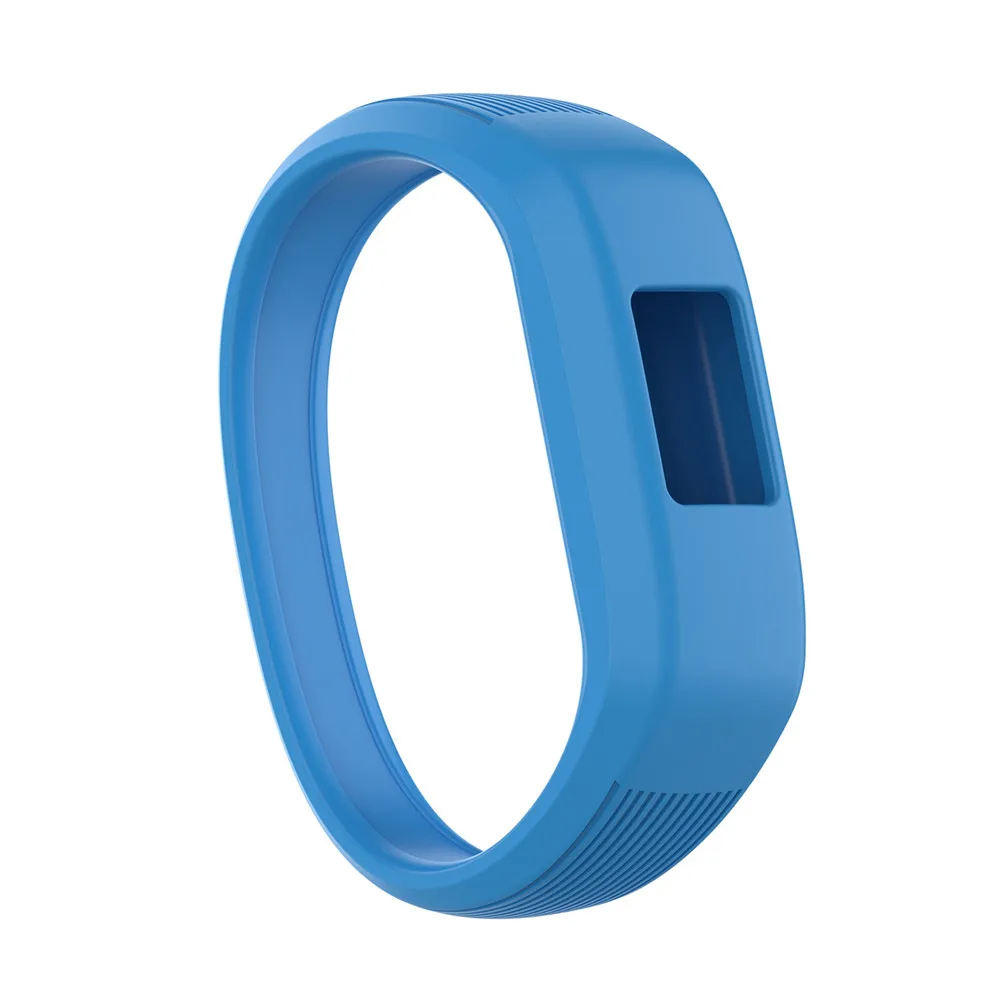 Blue Сменный ремешок для Garmin vivofit jr/vivofit JR2/vivofit jr3, браслет для фитнеса, силиконовый браслет - Цвет: Blue