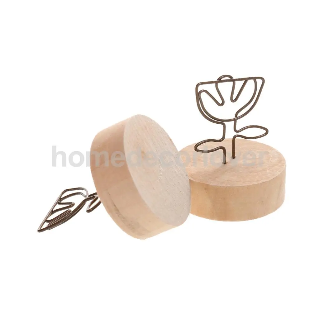 10x милый цветок фото/памятка/примечание клип стенд стол номер меню держатель для