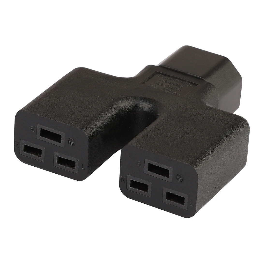 JORIDNO IEC320 C14 на C19 IEC 320 штекер двойной 2 * Женский адаптер питания 16 А 20 Стандартный PDU