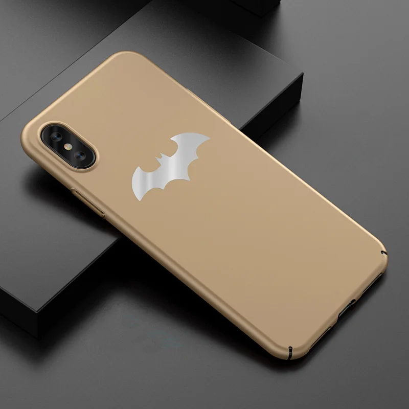Тонкий чехол для телефона с Бэтменом для iPhone 11 Pro Max, Матовый Жесткий чехол для телефона из поликарбоната, задняя крышка для iPhone 6, 6 S, 7, 8 Plus, XS Чехлы для Max XR Fundas