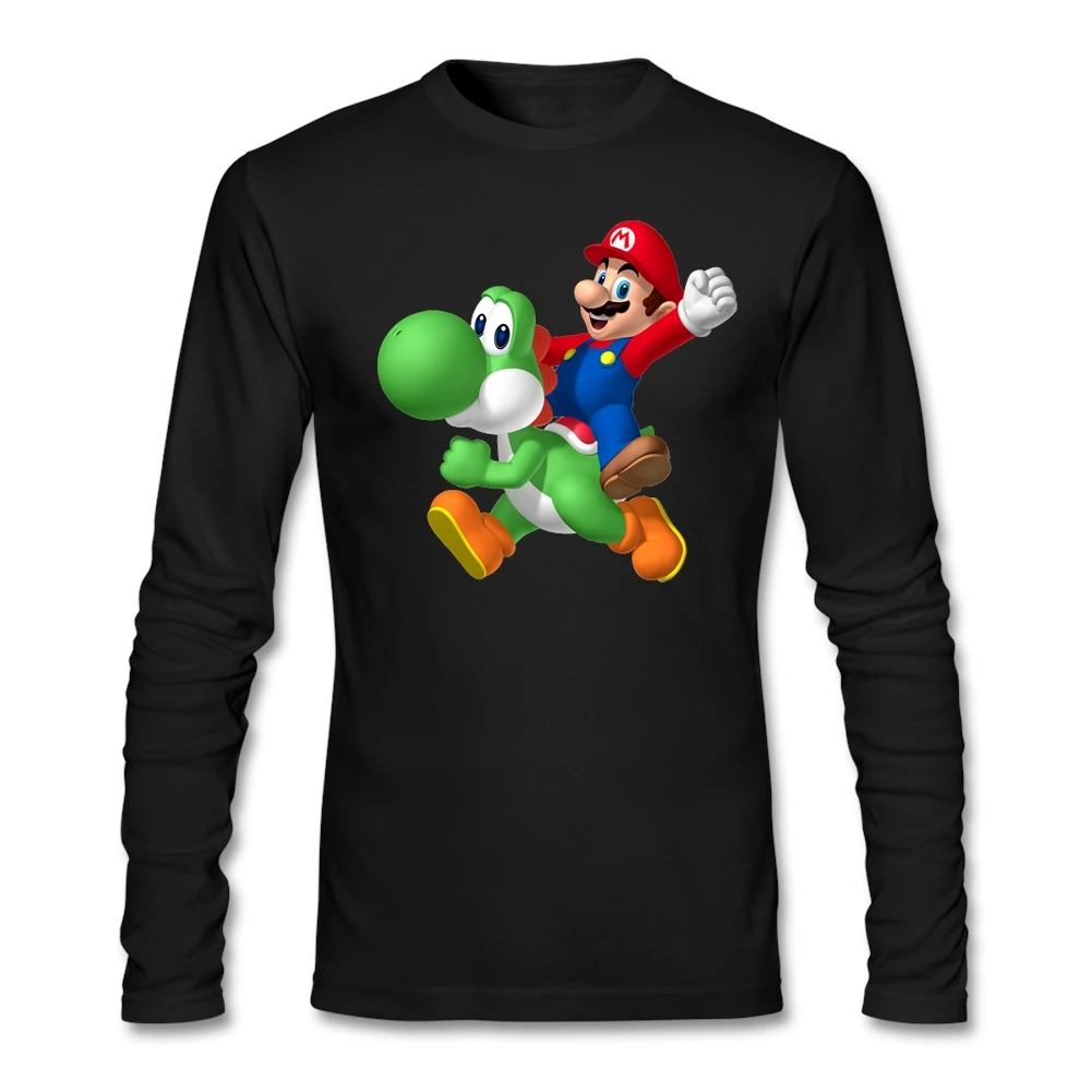 Футболка мужская повседневная модная одежда Топ в стиле Super Mario World для поездок