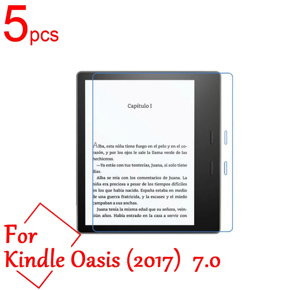 5 шт. Ультрапрозрачная/матовая/нано защитная пленка для ЖК экрана Amazon Kindle Oasis 2017 7 0