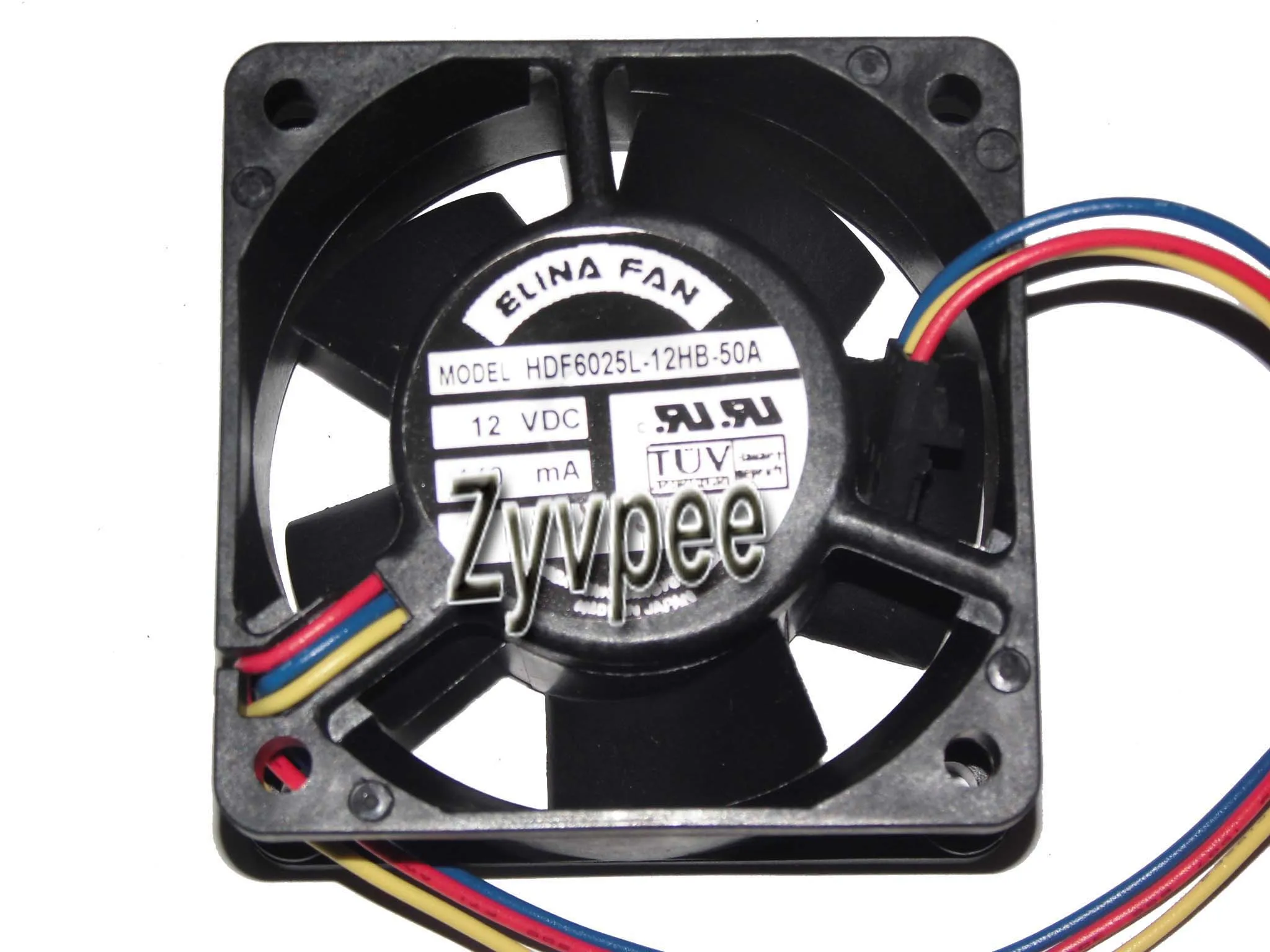 Zyvpee 60*25 мм HDF6025L 12HB 50A 12 в 140 мА 3 провода контактный кулер ЦП сервера 6 см чехол
