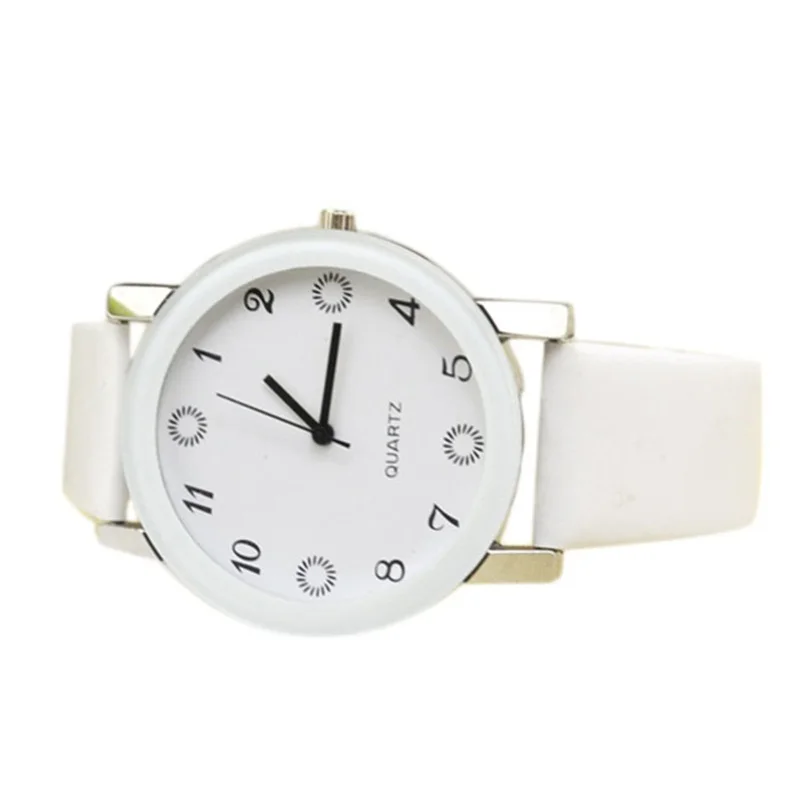 Часы наручные женские с кожаным ремешком брендовые Роскошные повседневные