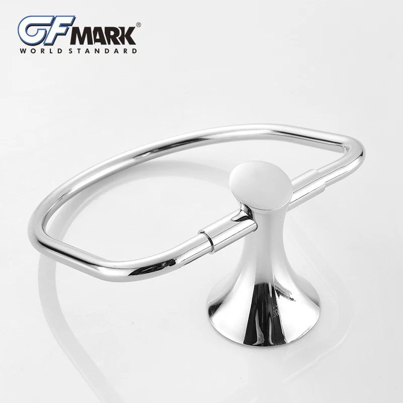 GFmark настенные кольца для полотенец хромированные вешалки туалетных держатели