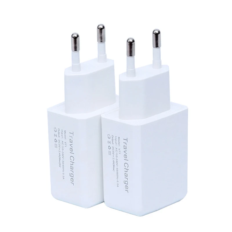 Двойной USB Мобильный телефон зарядное устройство 5V 2A Европейский стандарт ЕС США
