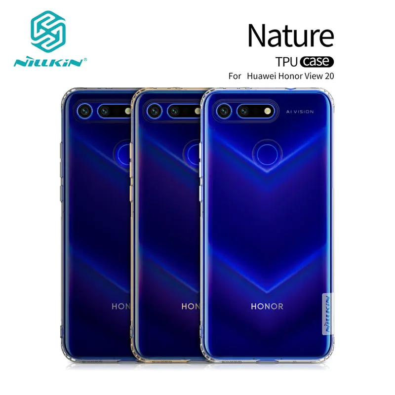 Чехол для huawei Honor View 20, Nillkin, серия природы, прозрачный мягкий чехол из ТПУ для huawei Honor V20 View 20, 6,4 дюйма