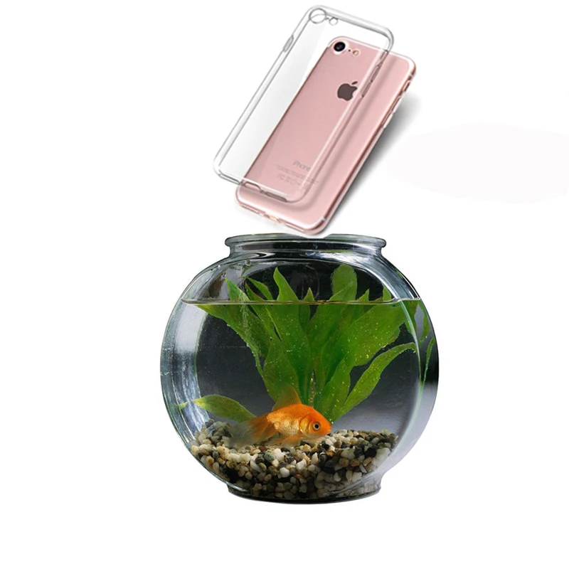 Прозрачный силиконовый мягкий чехол из ТПУ для 6 6S 7 8 прозрачный телефона iPhone Plus