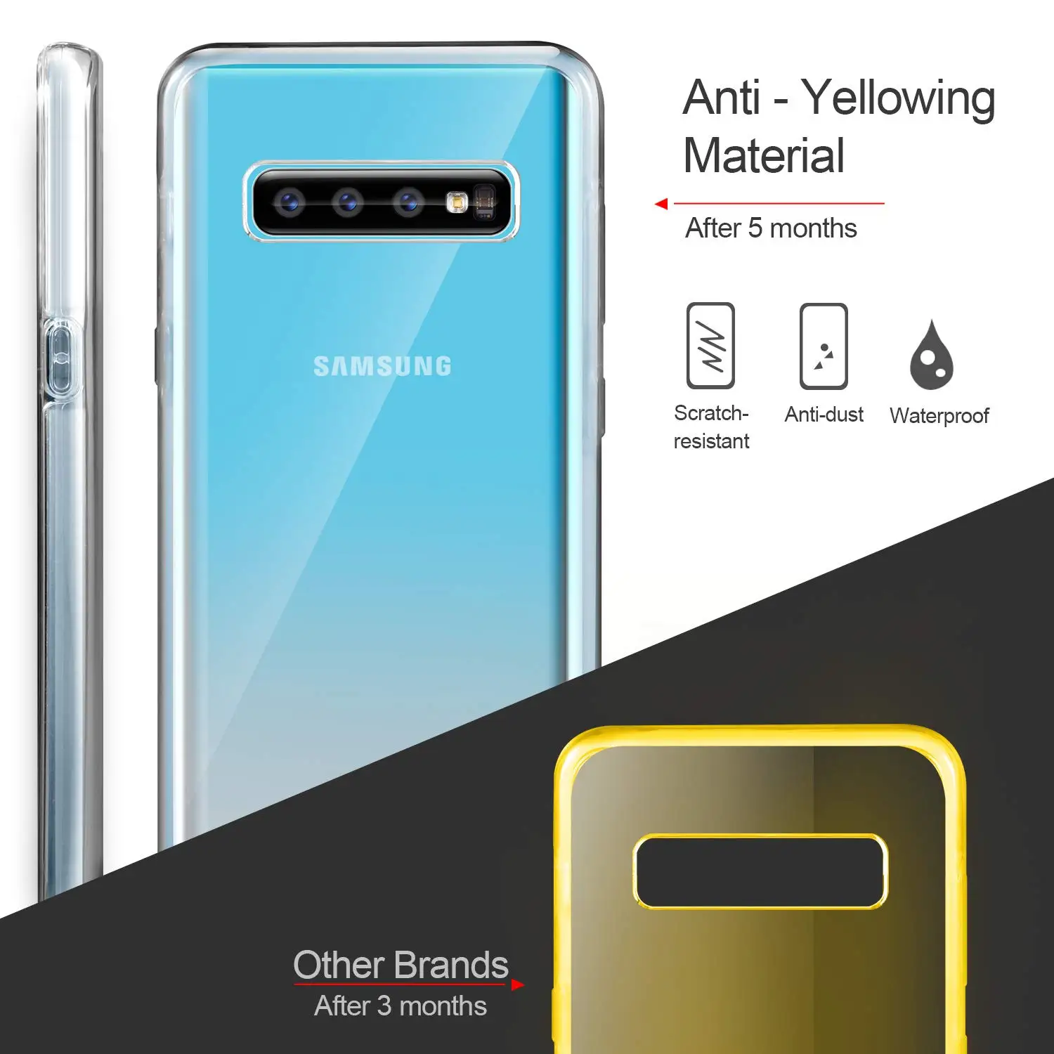 360 градусов всего тела чехол для samsung Galaxy S10 S10e S8 S9 плюс S7 край S6 Примечание 8 9 A3 A5 A7