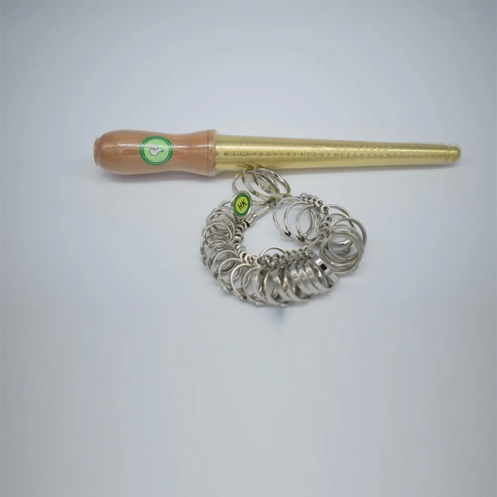 Новинка 2017 размер кольца r пальца мерная палка металлическое кольцо оправка HK