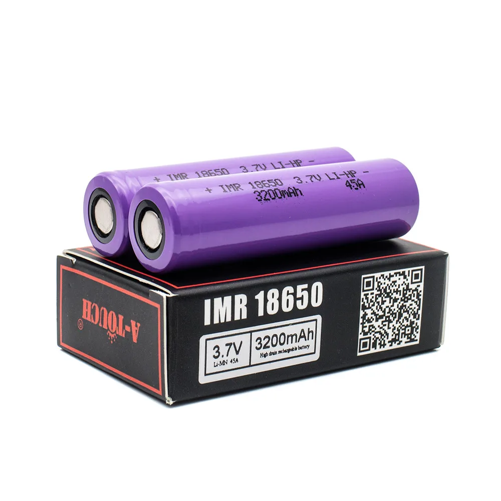 Электронная сигарета 18650 батарея A touch IMR 3200mAh 3 7 V 45A Li Battery для Vape Box Mod 2 ⑤