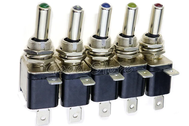 1 шт 12V 20A авто автомобиль Лодка Грузовик с подсветкой Led тумблер красные синие
