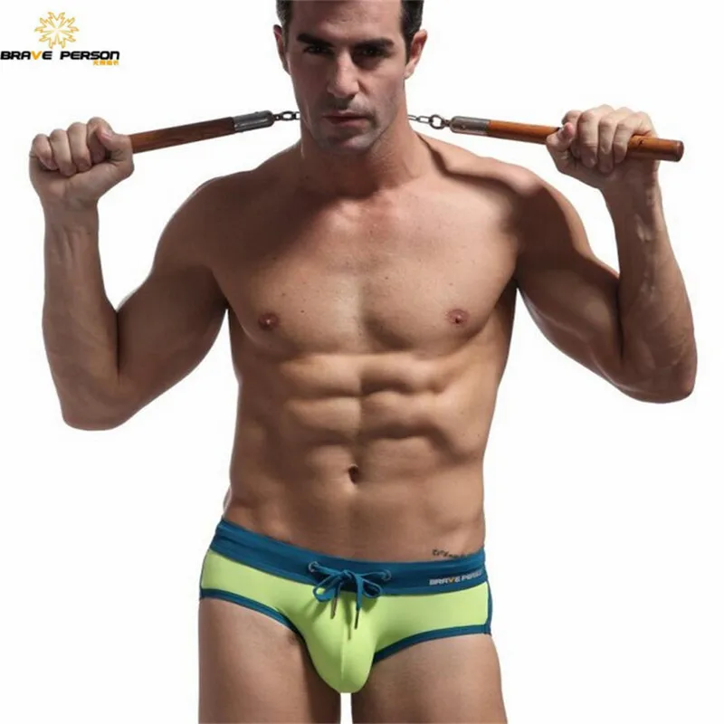 Мужское сексуальное нижнее белье Brave Person пляжные трусы для мужчин низкая посадка