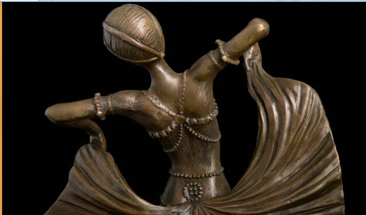 Ар деко скульптура шапка танцор бронзовая статуя|statue manufacturers|cap monsterstatue free |