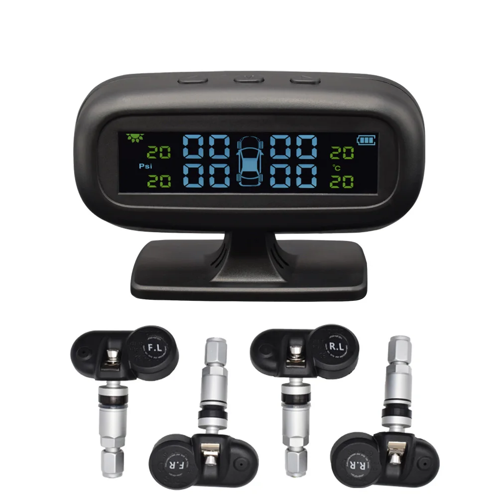Internal Sensor Система контроля давления в автомобильных шинах Deelife TPMS, внутренний внешний датчик, солнечные колеса TMPS, Беспроводная сигнализация давления в шинах - Тип: Internal Sensor