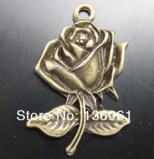 Vintage Bronze Moon Girl Pentacle Sunflower Heart Flower Pumpkin Head Charms Pendants For Jewelry Bracelet Mix style 10PCS P157 | Украшения