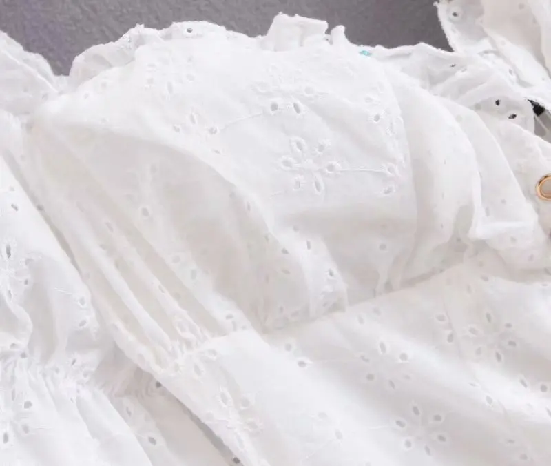 Летнее платье Франция пышные рукава Vestido вечернее с оборками центр Бандажное