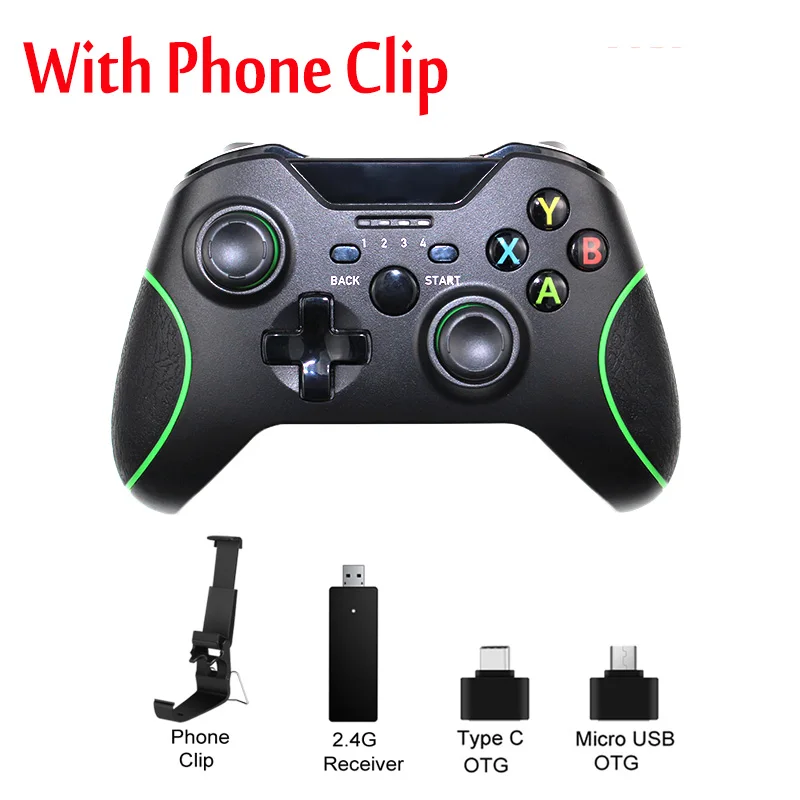 2,4 г беспроводной контроллер для Xbox One консоли ПК Android геймпад для смартфона джойстик