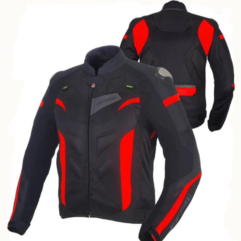 BENKIA Motorcycles Summer Racing Riding Jacket Motocross Motorbike Breathable With Protective Gear Moto Biker Coat | Автомобили и
