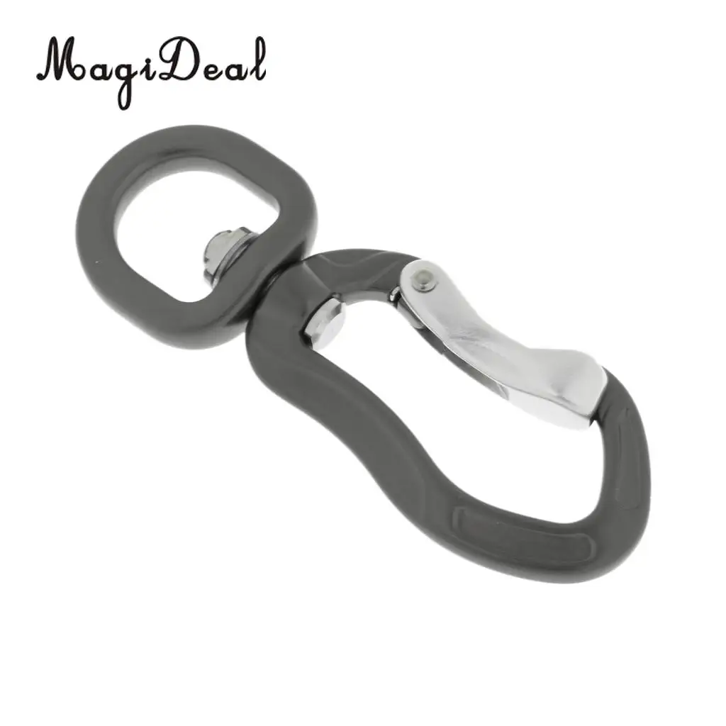 MagiDeal Высокое качество 400 кг поворотный крючок с защелкой для глаз алюминиевый