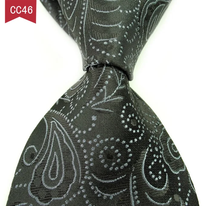 Модный жаккардовый галстук 8 см для мужчин Шелковый мужской галстук классический полосатый галстук мужской подарок