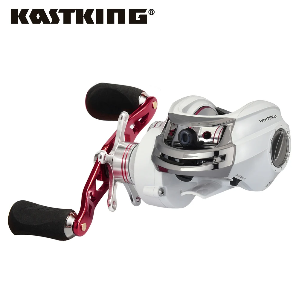 KastKing Whitemax 5 3: 1 Низкопрофильная пресноводная катушка для литья приманки макс. тяга