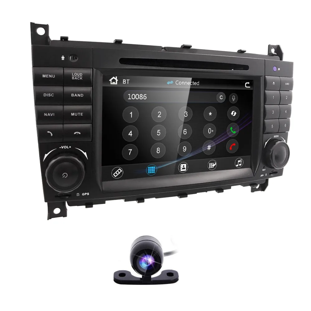 7 дюймов машинный DVD проигрыватель для Mercedes-Benz C-Class W203 2004-2007/CLC W203 2008-2010/clk-класс W209 2005-2011 canbus Bluetooth SWC