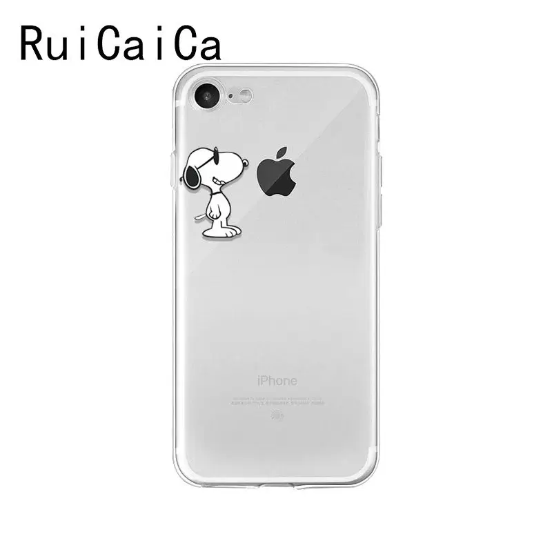 Ruicaica Модный мягкий силиконовый чехол из ТПУ для iPhone 8 7 6 6S Plus X XS MAX 5 5S SE XR