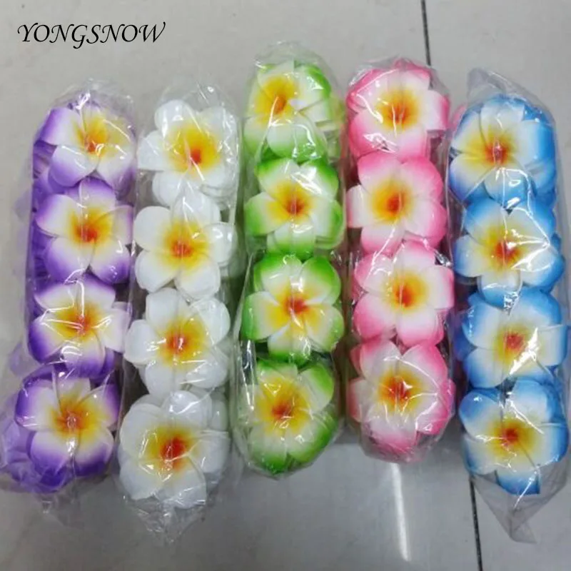 10 шт. Гавайские цветы 5 см|artificial flowers|foam frangipaniflower flower |