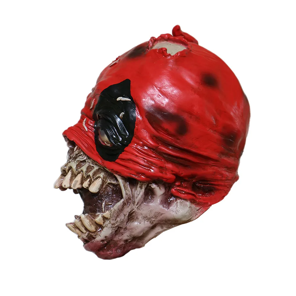 2018 вечерние реквизит на Хэллоуин латексная маска всю голову страшный ужас зомби