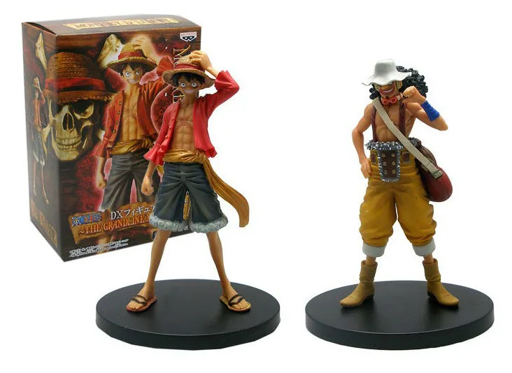 Аниме мультфильм один кусок Гладиатор Луффи и Usopp ПВХ фигурку Коллекционная