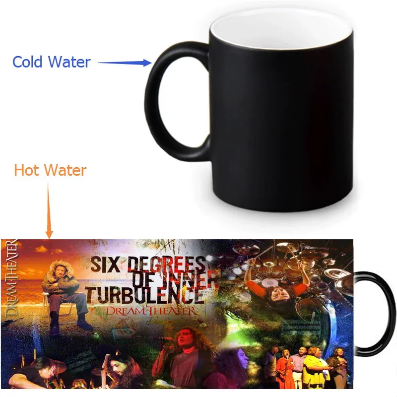 2017 кружки на заказ 12 унций кружка для кофе чая молока чувствительная к нагреванию