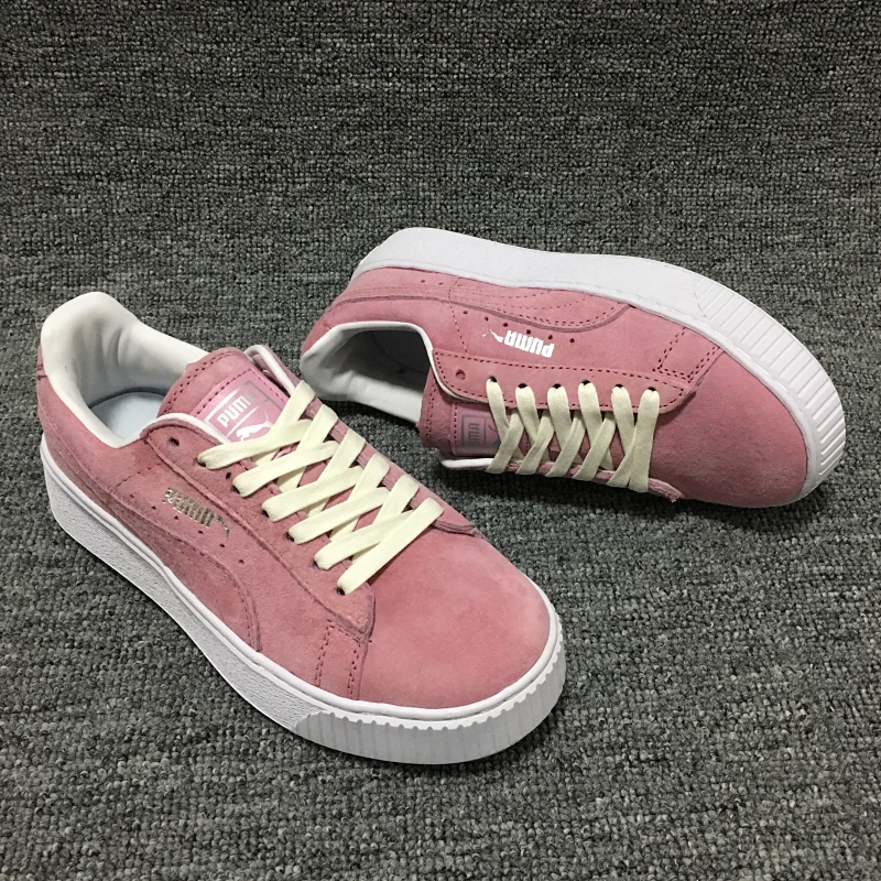 2018 Оригинал PUMA FENTY замши с тиснением Creeper Для женщин первого поколения Rihanna