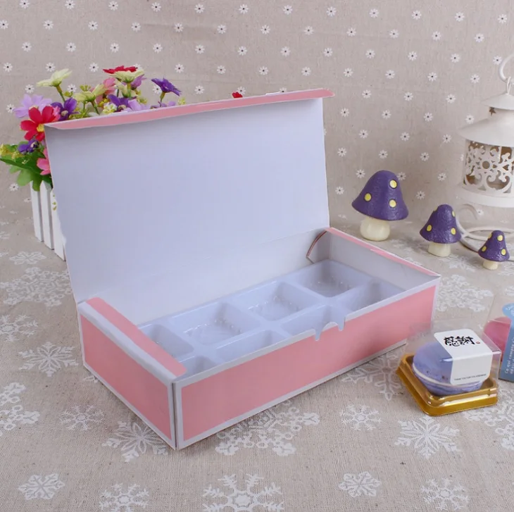 100 шт Бесплатная доставка оптом коробки для печенья розовые кружевные выпечки