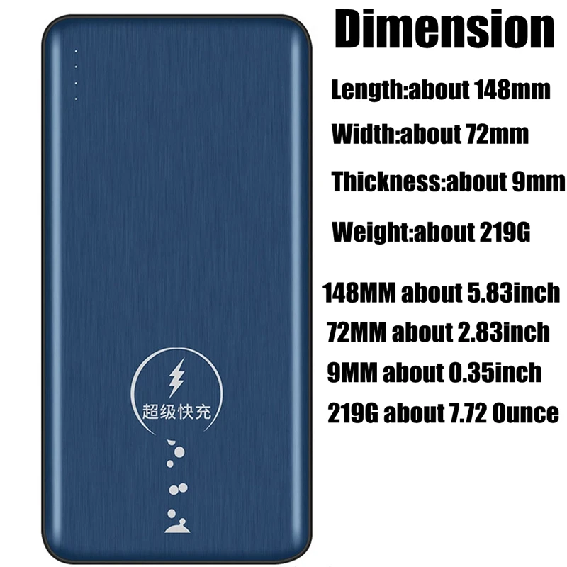 Supercharge power bank 10000 мАч SCP супер Зарядка power bank 5A FCP портативное зарядное устройство для huawei P20 Pro P10 mate 10 быстрое зарядное устройство