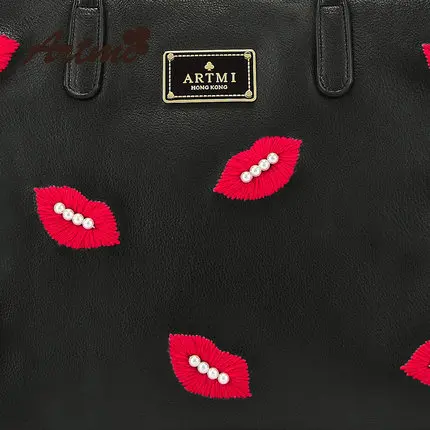 2015 ARTMI новинка мода средний черный свободного покроя сумка старинные вышивки