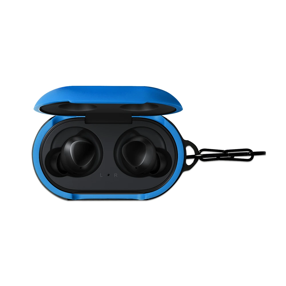 Защитный чехол для samsung Galaxy Buds, флип-открытый силиконовый чехол, водонепроницаемый противоударный чехол s с карабином