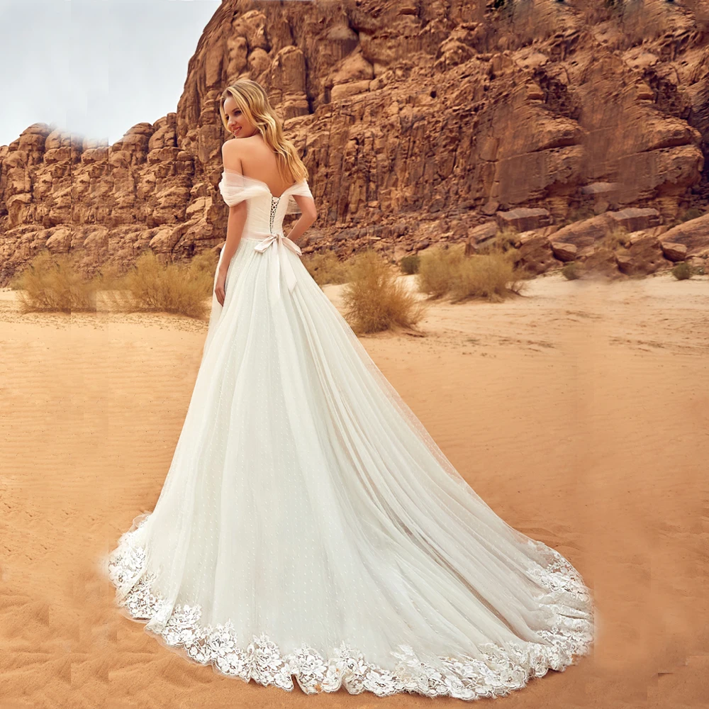 Винтажные белые кружевные свадебные платья 2020 Vestidos de Noivas цвета слоновой кости