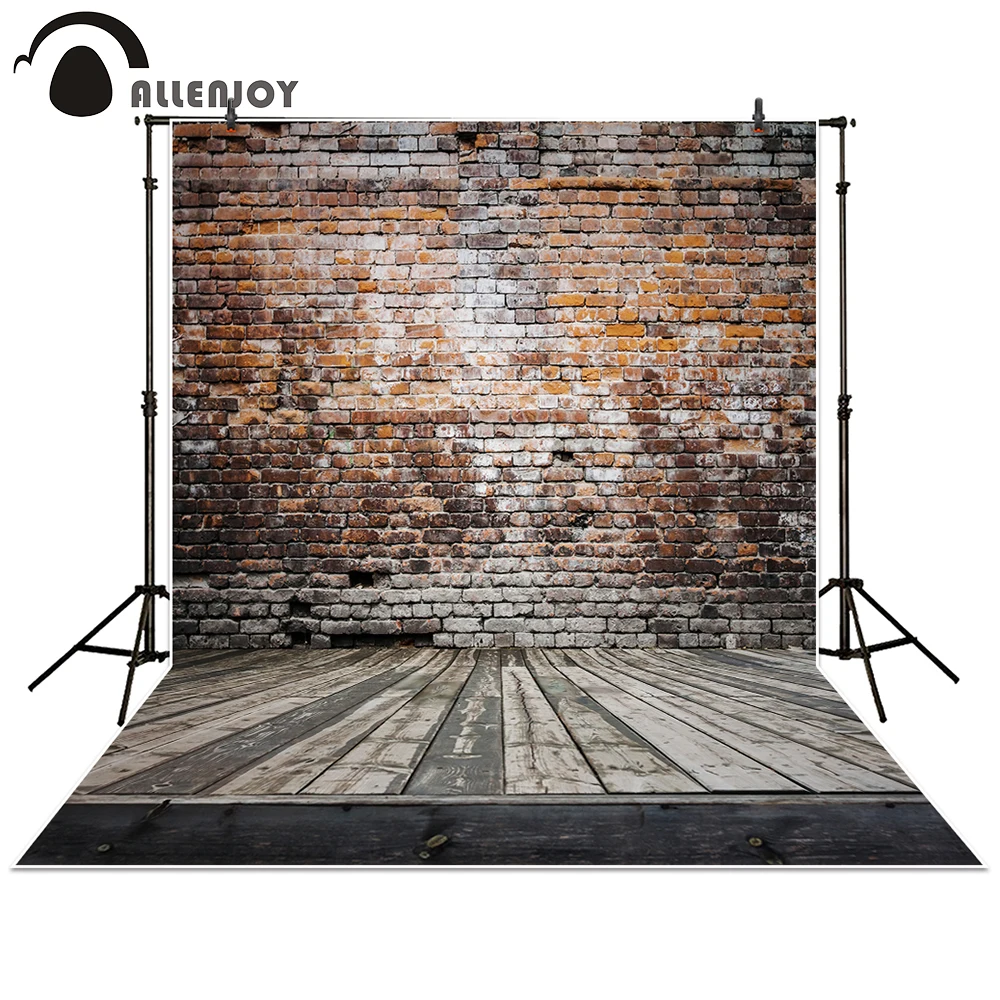 Allenjoy фоны для фотосъемки сломанные деревянные кирпичные стены Фотофон