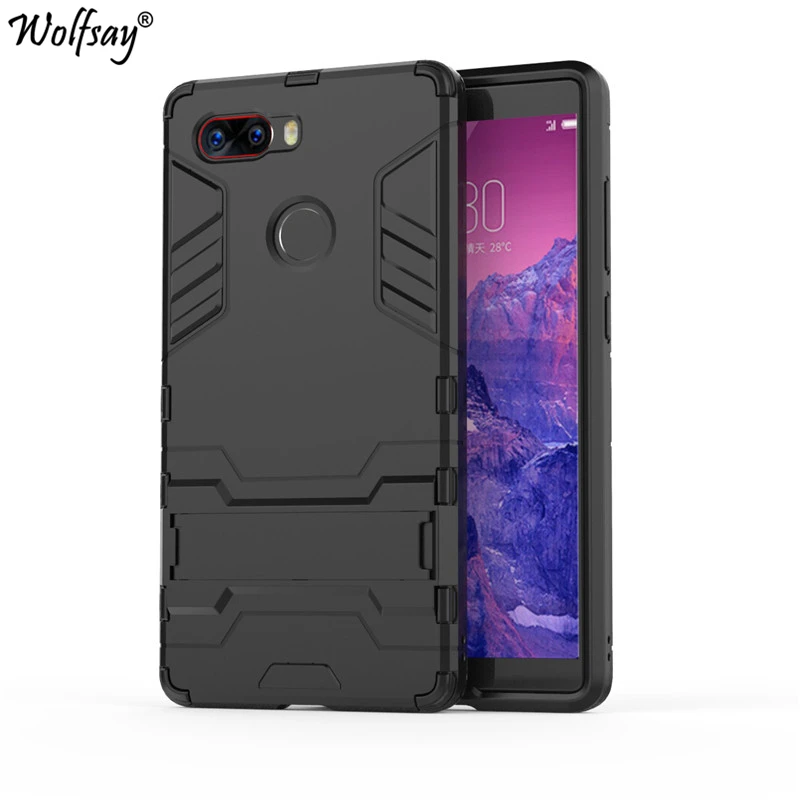 Чехол wolfsay для ZTE Nubia Z17S тонкий ПК + мягкий резиновый бронированный чехол телефона