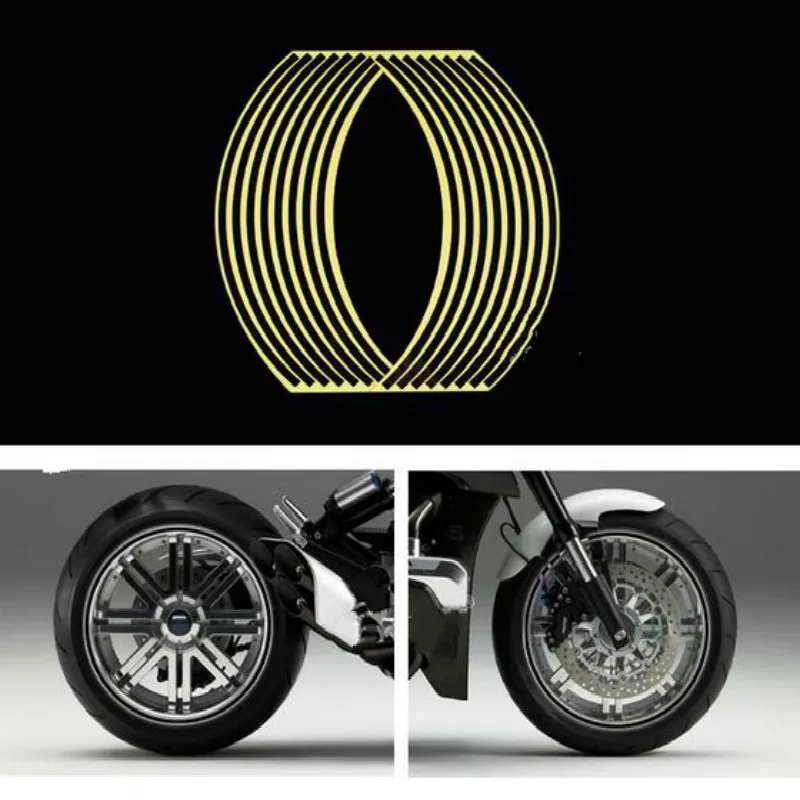 Светоотражающая наклейка на обод колеса мотоцикла для YAMAHA SUPERTENERE XT1200ZE FJ 09 MT TRACER 10