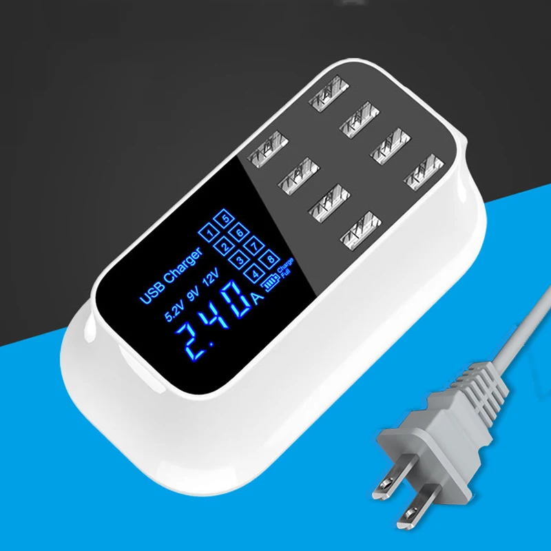 Зарядное устройство для смартфона 8 usb-портов настенное зарядное адаптер