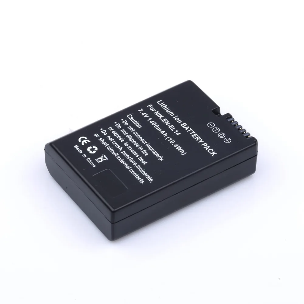 2 шт. EN EL14 EL14a ENEL14 Батарея + USB Dual Зарядное устройство для Nikon P7800 P7700 P7100 D5500 D5300 D5200 D3200